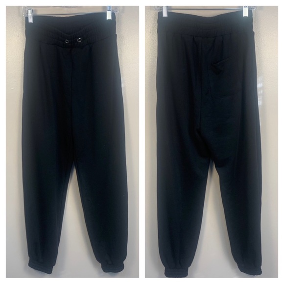 For Love and Lemons Leisure High Waited Slouchy Joggers Sweatpants - Picture 11 of 11